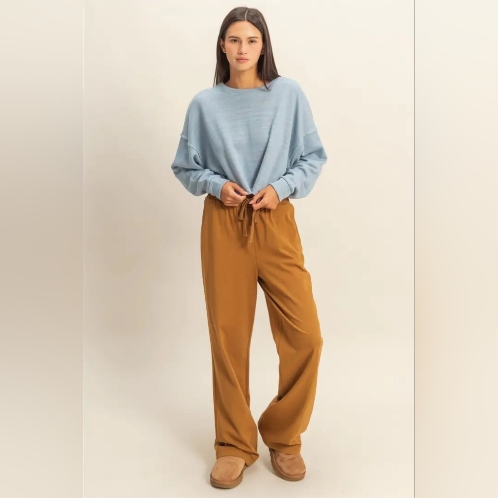 Double Zero Light Blue Crewneck Sweater